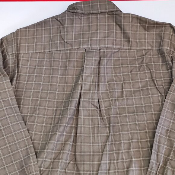 Cabela's Outfitter Series long sleeve button down shirt olive green men's size M - Picture 4 of 9